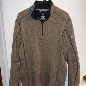 Kuhl Men's Tan Zip-Up Sweater